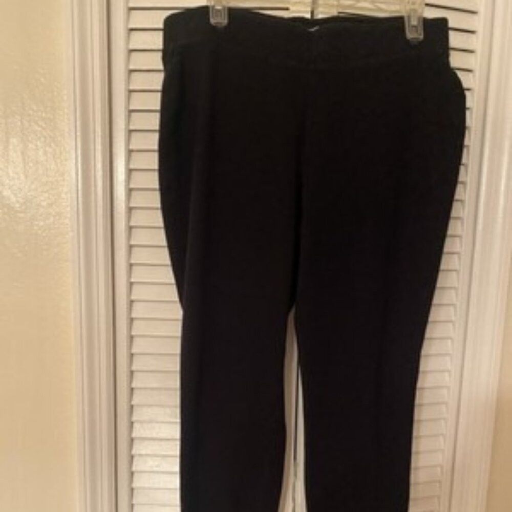 Old Navy Women’s Stretch Black Pants Elastic Waist Size Large